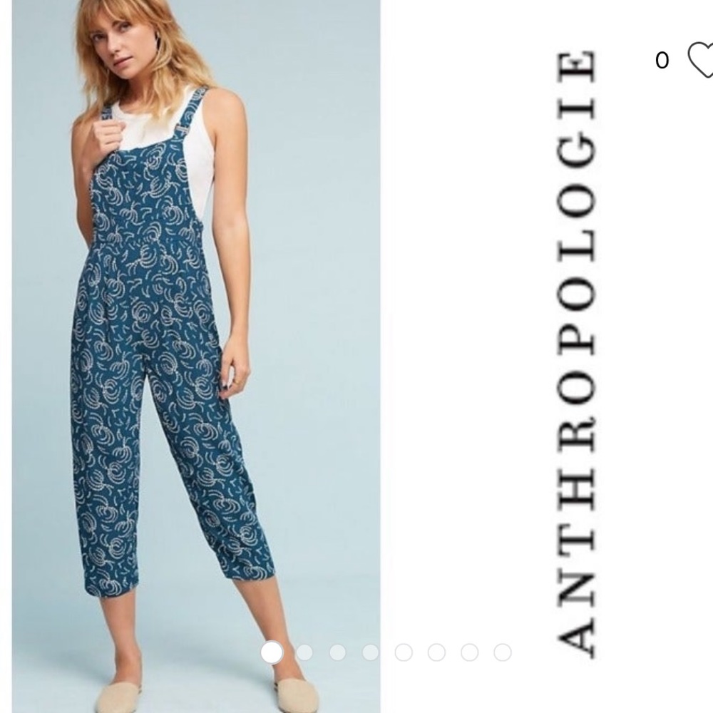Anthropologie Maeve Tidal Overalls